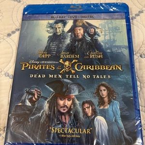 Unopened Pirates of the Carribbean DVD. Still in plastic wrap.